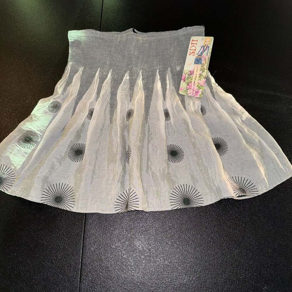 Vintage Y2K Convertible Smocked Skirt or Strapless Top One Size NWT Boho